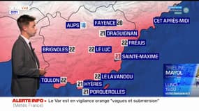 Météo Var: de la vigilance en raison d'une fin de semaine pluvieuse, 22°C à Toulon