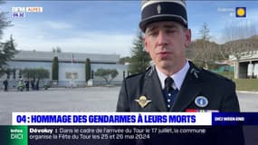 Alpes-de-Haute-Provence: hommage des gendarmes à leurs morts