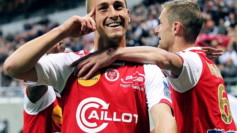 Gaëtan Courtet, attaquant de Reims né à Lorient, était titulaire au sein de la sélection bretonne