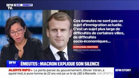 Story 8 : Macron explique son silence sur les dernières émeutes qui ont frappé la France - 02/08