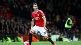 Morgan Schneiderlin avec le maillot de Manchester United
