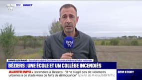 Incendies à Béziers: "Nous tirons la sonnette d'alarme depuis longtemps" sur ce secteur (Alliance Police nationale)