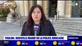 Toulon: nouvelle manifestation de la police judiciaire