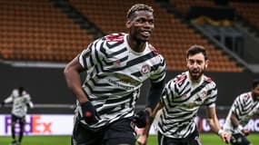 Paul Pogba avec Manchester United