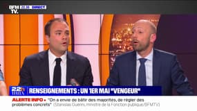 "Les salaires augmentent, les gens rajeunissent, les morts ressuscitent!", l'échange tendu entre Charles Consigny et Stanislas Guerini