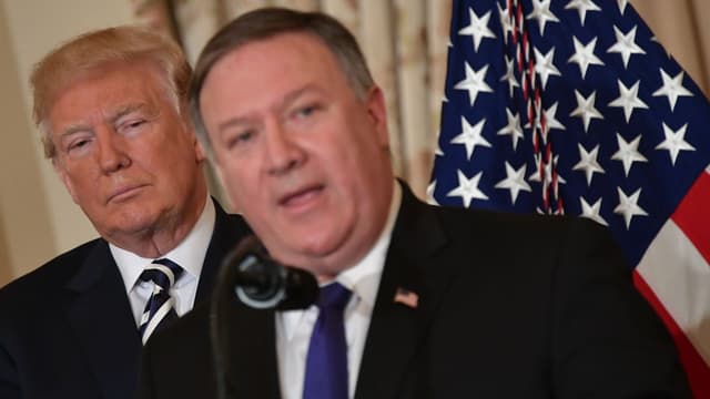 Donald Trump et Mike Pompeo le 2 mai 2018.