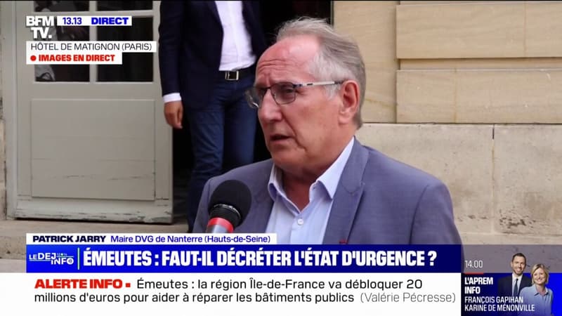 Mort de Nahel: Patrick Jarry, maire de Nanterre exprime 