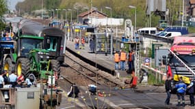 Accident entre un train et un camion à Nangis, 21 avril 2015