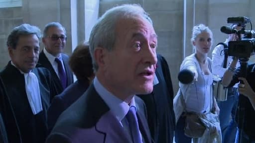 Jean Tiberi à son arrivée au Palais de justice de Paris, en septembre 2011