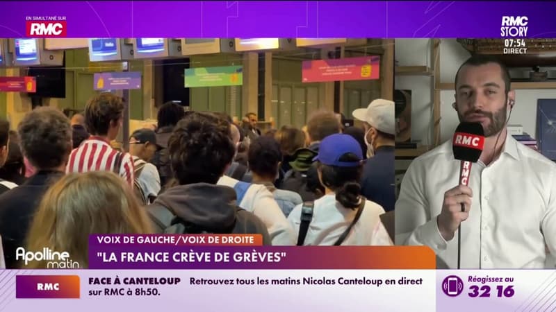 Voix de droite - "La France crève de grèves"