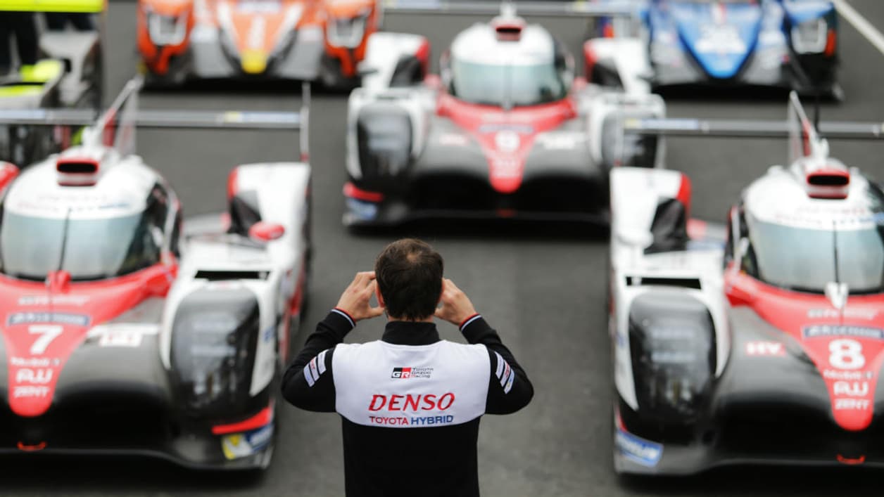 Les trois voitures engagées aux 24 Heures du Mans cette année par le constructeur japonais.