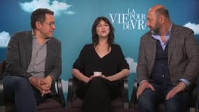 Charlotte Gainsbourg se dit "très heureuse et très nerveuse" avant l'ouverture au public de la maison de son père à Paris