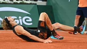 Alexander Zverev à Roland-Garros le 3 juin 2022