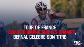 Tour de France : Ewan triomphe sur les Champs-Elysées, Bernal célèbre son titre 