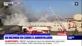 Incendie à Aubervilliers: plus de 200 pompiers désormais mobilisés