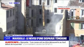 "Je veux garder espoir, mais je n'en  ai pas beaucoup": le neveu d'une disparue de l'immeuble effondré à Marseille témoigne