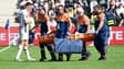 Ethan MBAPPE sort sur blessure lors du match Angers-Lille, le 27/04/2025