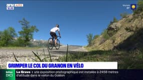 Col du Granon: les cyclistes amateurs arpentent la route du Tour de France