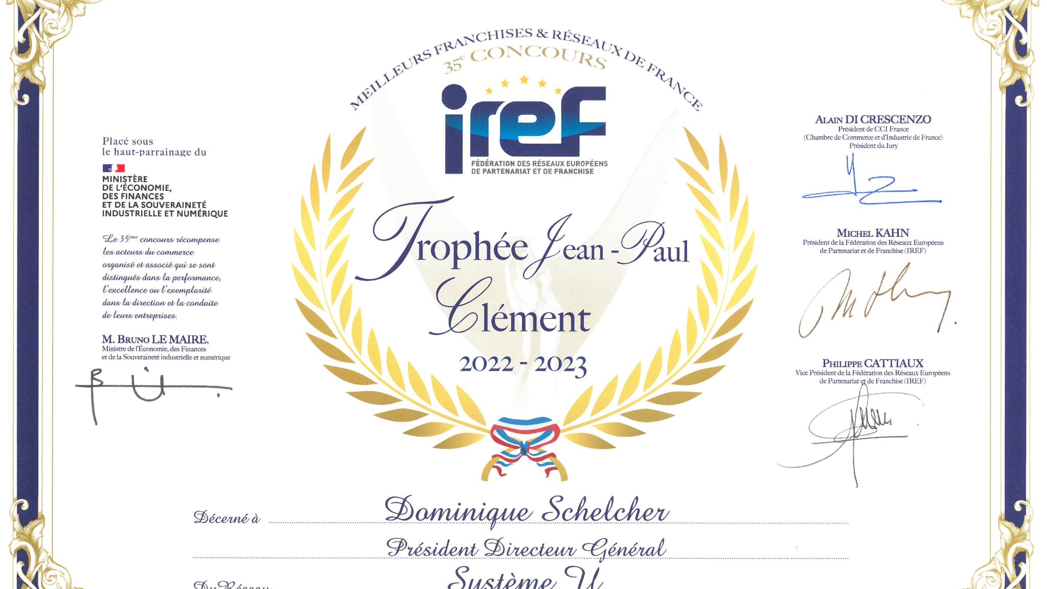 La 35° édition des Trophées de l’IREF