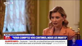 Olena Zelenska: "Quand vous, vous comptez vos centimes, nous comptons les nôtres aussi, en plus de nos morts"