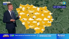 Météo Paris Île-de-France: un beau ciel bleu avec des nuages, jusqu'à 23°C à Étampes