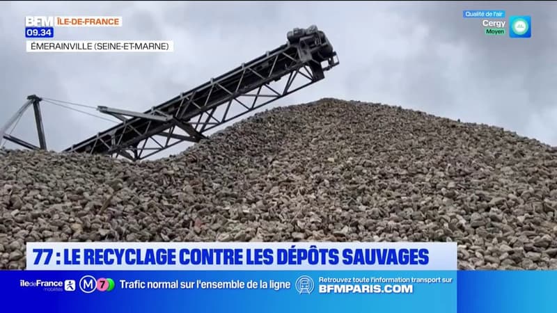 Émerainville: une entreprise propose aux artisans du BTP de déposer leurs gravats pour les recycler