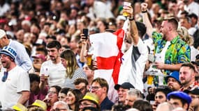 Des supporters anglais au stade Vélodrome lors du match de la Coupe du monde de rugby Angleterre-Argentine (27-10), le 9 septembre 2023