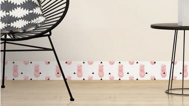 Ces plinthes en PVC recyclé peuvent devenir de vrais éléments de décoration.