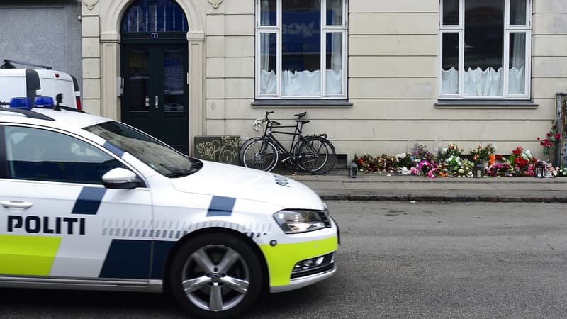 Une voiture de police à Copenhague