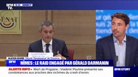 Fusillades à Nîmes: "La manière d'agir sur ces situations, c'est d'augmenter les effectifs de police, le nombre d'enquêteurs et ensuite le budget de la justice", pour Alexis Izard (Renaissance)