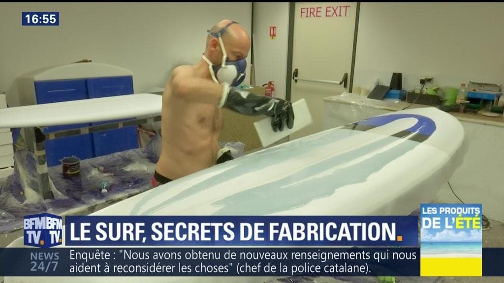 Les Produits De L T Les Secrets De Fabrication D Une Planche De Surf