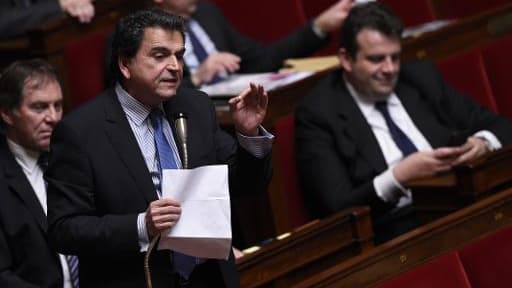 Le député UMP Pierre Lellouche à l'Assemblée nationale le 8 avril 2015