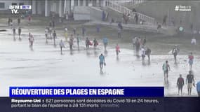 Les images de plages prises d'assaut après leur réouverture en Espagne