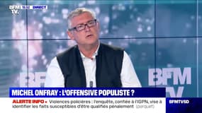 Pour Michel Onfray, ce n'est pas parce que "Robert Ménard a été élu avec le soutien de Marine Le Pen, que c'est un personnage détestable"