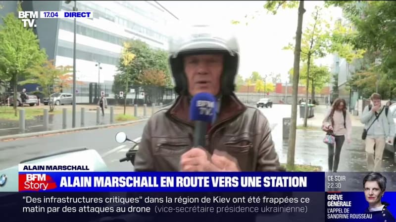 Alain Marschall part à la quête d'une station-service ouverte à Paris