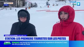 Vacances: les premiers touristes sont arrivés sur les pistes à Orcières