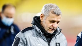 Bruno Genesio, l'entraîneur de Rennes le 22 décembre 2021