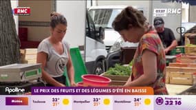 Le prix des fruits et légumes en baisse grâce à la production en hausse et à cause de la météo pluvieuse