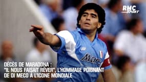 Décès de Maradona : "Il nous faisait rêver", l'hommage poignant de Di Meco à l'icône mondiale