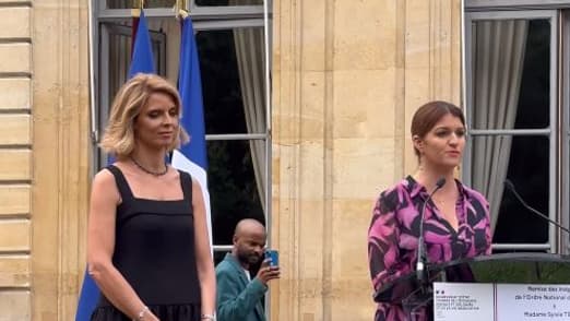 L'ex-Miss France Sylvie Tellier, décorée par Marlène Schiappa le lundi 26 juin 2023 à Paris. L'ex-Miss France Sylvie Tellier, décorée par Marlène Schiappa le lundi 26 juin 2023 à Paris.