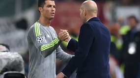 Cristiano Ronaldo et Zinedine Zidane