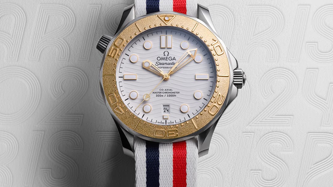 Seamaster Diver 300M “Paris 2024”, bracelet NATO Seamaster Diver 300M “Paris 2024”, bracelet NATO