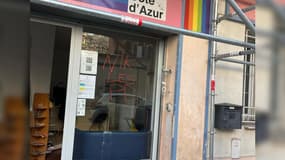 Le centre LGBT de Nice a été vandalisé dimanche 18 février, dans l'après-midi
