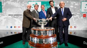 Gerard Piqué lors de la présentation de la Coupe Davis en 2019
