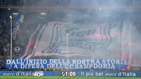 Les supporters de la Sampdoria Gênes