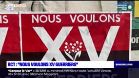 "Nous voulons XV guerriers": des affiches collées par des supporters du RCT