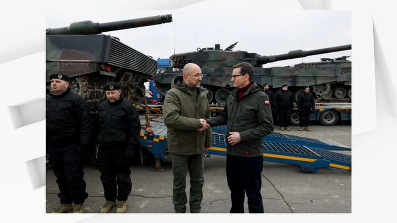 Guerre en Ukraine: des ministres paradent sur les premiers chars occidentaux Leopard 2