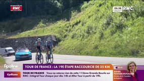 Tour de France: la 19e étape a été raccourcie de 35 km