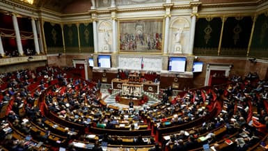 L'Assemblée nationale lors d'une séance de questions au gouvernement, le 15 février 2023 à Paris