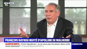 François Bayrou: "Passer sa vie dans l'obsession de Marine Le Pen ou de sa famille, ce n'est pas comme ça qu'on construit un pays"